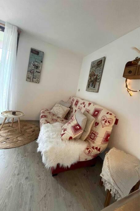 Chaleureux Studio Montagnard Avec Balcon 2303 Prémanon Kültér fotó