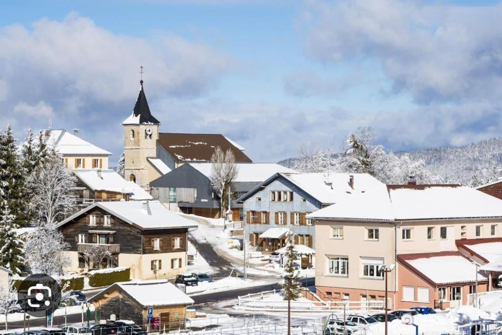 Chaleureux Studio Montagnard Avec Balcon 2303 Prémanon Kültér fotó